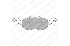 Колодки передние FOCUS P1315 для FORD FOCUS (DAW, DBW) 1.8 TDCi 2002-2004, код двигателя FFDA, V см3 1753, кВт 74, л.с. 100, Дизель, Delphi LP1315