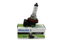 Лампа H11 (55W) PGJ19-2 Long Life EcoVision 12V 12362LLECO C1 36194044 для FORD FOCUS II (DA_, HCP) 2.0 2004-2012, код двигателя AODA,AODB,AODE, V см3 1999, кВт 107, л.с. 145, бензин, Philips 12362LLECOC1