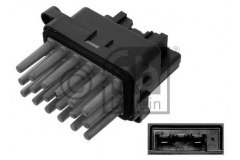 Резистор вентилятора печки (для воздуходувки) для FORD FOCUS II седан (DB_) 2.0 TDCi 2008-2011, код двигателя IXDA, V см3 1997, кВт 81, л.с. 110, Дизель, Febi 38645
