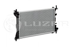 Радиатор охл. для FORD FOCUS II (DA_, HCP) 1.8 Flexifuel 2006-2012, код двигателя Q7DA, V см3 1798, кВт 92, л.с. 125, Бензин/этанол, Luzar LRCFDFS98258